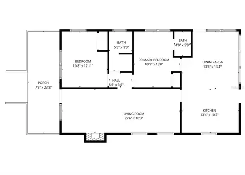 Floorplan - 124 SE 1st St, Williston, FL 32696 photo 1 of 1
