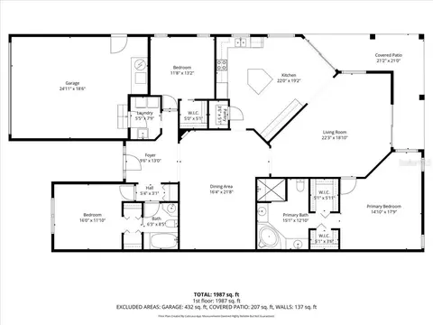 Floorplan - 3003 SW 41st Pl, Ocala, FL 34474 photo 2 of 2