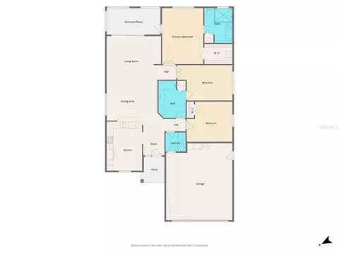 Floorplan - 842 W Silver Meadow Loop, Hernando, FL 34442 photo 1 of 1