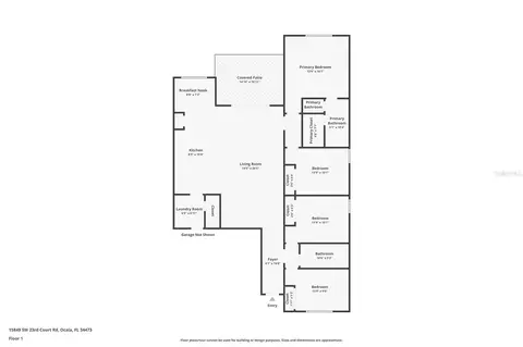 Floorplan - 63 Redwood Rd, Ocala, FL 34472 photo 1 of 1
