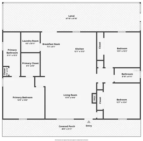 Floorplan - 14366 NE 42nd Ter, Anthony, FL 32617 photo 1 of 1