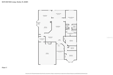 Floorplan - 9274 SW 94th Loop, Ocala, FL 34481 photo 1 of 1