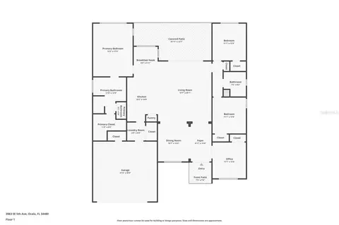 Floorplan - 3983 SE 5th Ave, Ocala, FL 34480 photo 1 of 1
