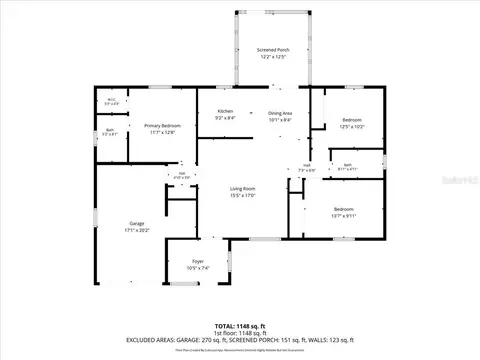 Floorplan - 43 Banyan Dr, Ocala, FL 34472 photo 1 of 1