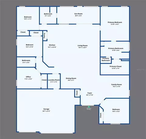Floorplan - 11563 SW 61st Ct, Ocala, FL 34476 photo 1 of 1