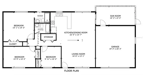Floorplan - 1111 Hickory Rd, Ocala, FL 34472 photo 1 of 1
