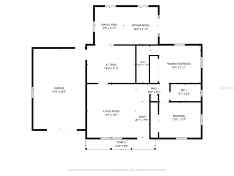 Floorplan - 4263 Weldon Ave, Spring Hill, FL 34609 photo 1 of 1