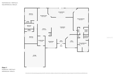 Floorplan - 4949 SW 109th Loop, Ocala, FL 34476 photo 1 of 1