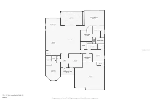 Floorplan - 9199 SW 70th Loop, Ocala, FL 34481 photo 1 of 1