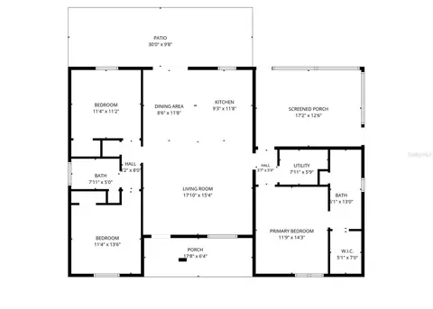 Floorplan - 831 NE 150th Ave, Williston, FL 32696 photo 1 of 1