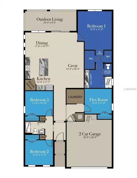 Floorplan - 6474 SW 89th Loop, Ocala, FL 34476 photo 1 of 1