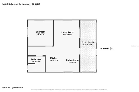 Floorplan - 2489 N Lakefront Dr, Hernando, FL 34442 photo 3 of 3