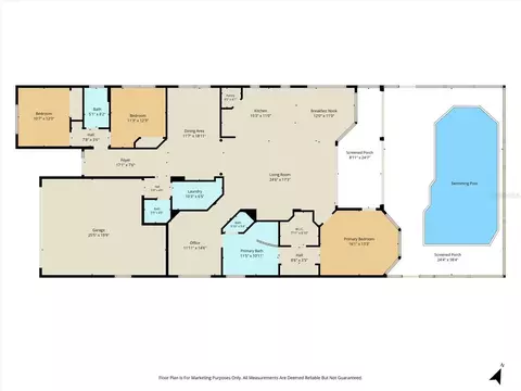 Floorplan - 1821 N Gibson Pt, Hernando, FL 34442 photo 1 of 1