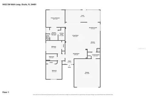 Floorplan - 9432 SW 66th Loop, Ocala, FL 34481 photo 1 of 1