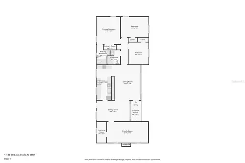 Floorplan - 141 SE 33rd Ave, Ocala, FL 34471 photo 1 of 1
