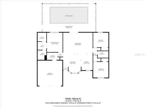 Floorplan - 4013 SE 98th Pl, Belleview, FL 34420 photo 2 of 2