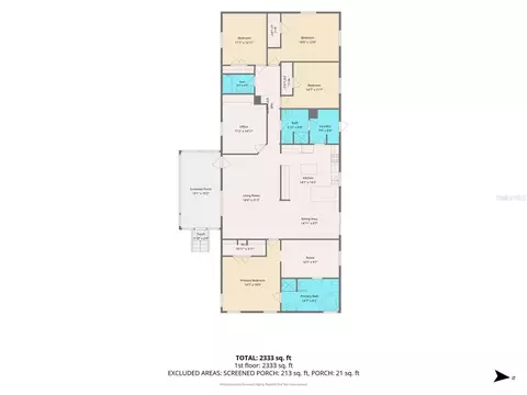 Floorplan - 293 E Shawna Ct, Hernando, FL 34442 photo 1 of 1