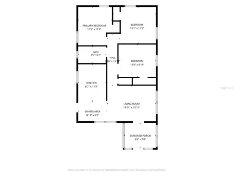 Floorplan - 424 SE 1st Pl, Williston, FL 32696 photo 1 of 1