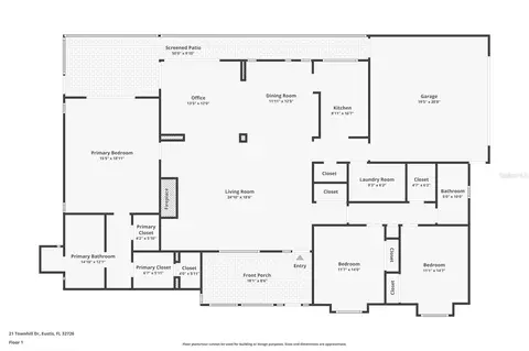 Floorplan - 21 Townhill Dr, Eustis, FL 32726 photo 1 of 1
