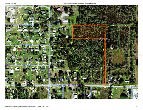Mt Tabor Road, Lakeland, FL 33810