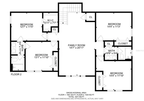Floorplan - 4190 Bull St, Saint Cloud, FL 34772 photo 2 of 3