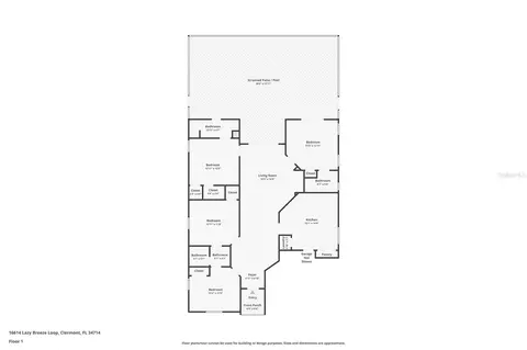 Floorplan - 16614 Lazy Breeze Loop, Clermont, FL 34714 photo 1 of 1