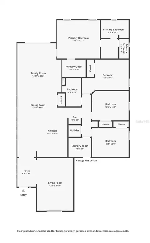 Floorplan - 5106 Appenine Loop W, Saint Cloud, FL 34771 photo 1 of 1