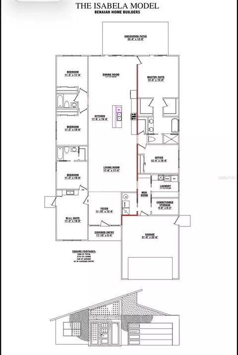 Floorplan - tbd SW 129th St, Ocala, FL 34473 photo 1 of 1