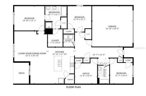 Floorplan - 5406 Pine Lilly Dr, Saint Cloud, FL 34771 photo 1 of 1