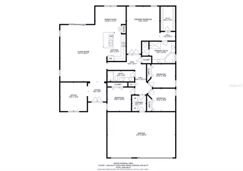 Floorplan - 5121 Appenine Loop W, Saint Cloud, FL 34771 photo 1 of 1
