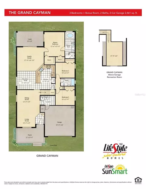 Floorplan - 3214 Needlegrass Ln, Harmony, FL 34773 photo 2 of 2