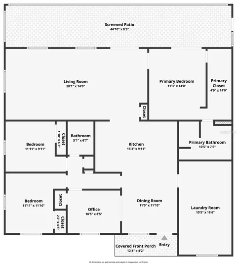 Floorplan - 1330 S Shore Dr, Saint Cloud, FL 34771 photo 1 of 1