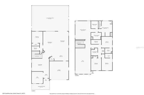 Floorplan - 2331 Avellino Ave, Saint Cloud, FL 34771 photo 1 of 1
