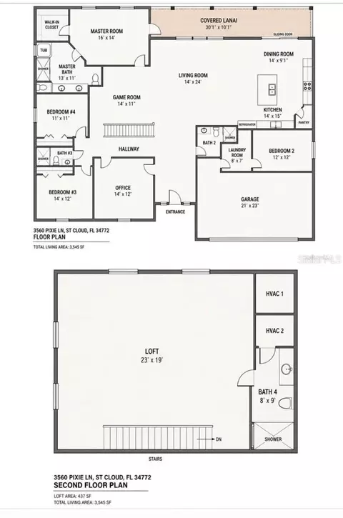 Floorplan - 3560 Pixie Ln, Saint Cloud, FL 34772 photo 1 of 1