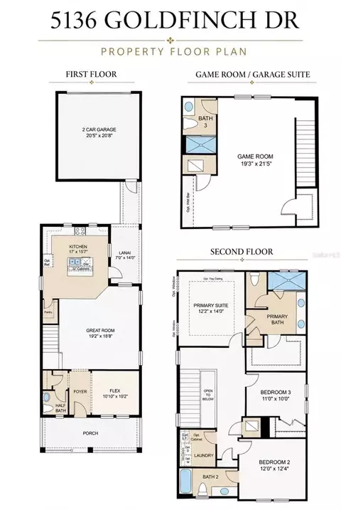 Floorplan - 5136 Goldfinch Dr, Saint Cloud, FL 34771 photo 1 of 1