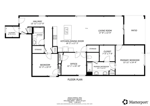 Floorplan - 2842 Common Crane Ct, Harmony, FL 34773 photo 1 of 1