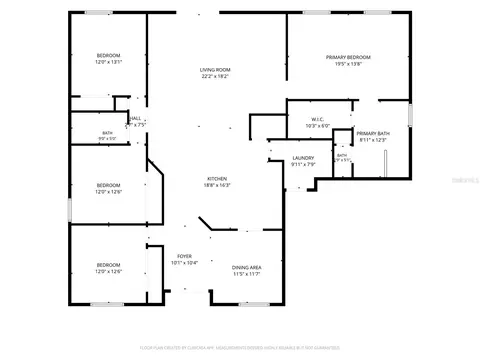 Floorplan - 5020 Moss Hammock Trl, Sebring, FL 33872 photo 1 of 1