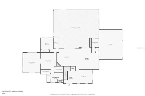 Floorplan - 6915 215th St E, Bradenton, FL 34211 photo 1 of 2
