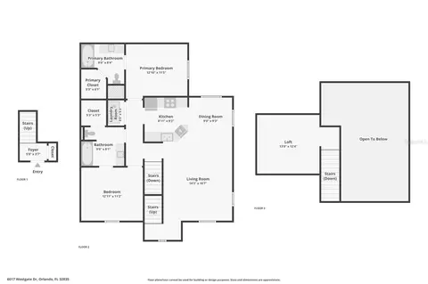 Floorplan - 6017 Westgate Dr #924, Orlando, FL 32835 photo 1 of 1