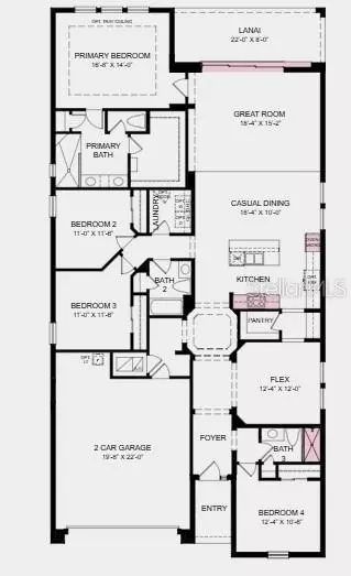 Floorplan - 13610 Cornerstone Way, Parrish, FL 34219 photo 1 of 1
