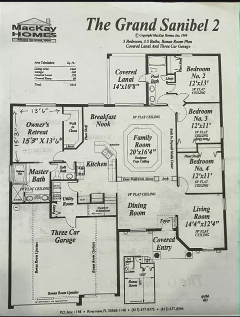 Floorplan - 9809 La Rita Pl, Riverview, FL 33569 photo 1 of 1