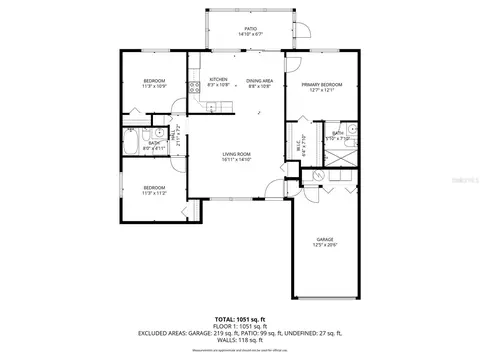 Floorplan - 11305 Silverleaf Ct, Riverview, FL 33579 photo 1 of 1