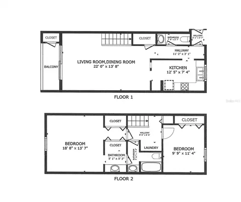 Floorplan - 108 Clocktower Dr #261, Brandon, FL 33510 photo 1 of 1