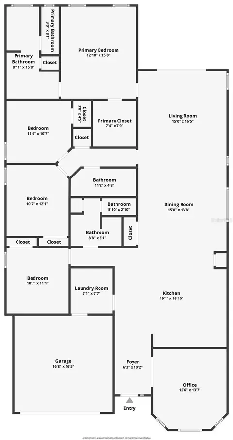 Floorplan - 923 Signet Dr, Apollo Beach, FL 33572 photo 1 of 1