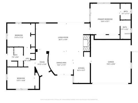 Floorplan - 623 Racoon Ln, Lorida, FL 33857 photo 1 of 2