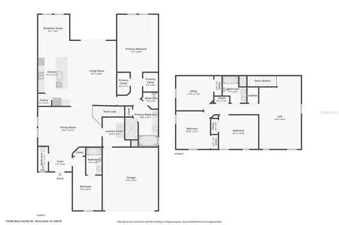Floorplan - 12326 Blue Pacific Dr, Riverview, FL 33579 photo 1 of 1