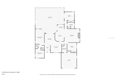 Floorplan - 14178 Pullman Dr, Spring Hill, FL 34609 photo 1 of 1
