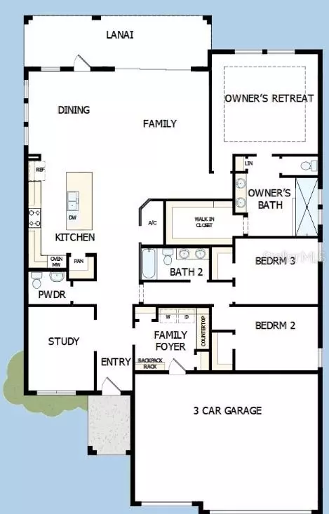 Floorplan - 17972 Foxtail Loop, Venice, FL 34293 photo 1 of 1