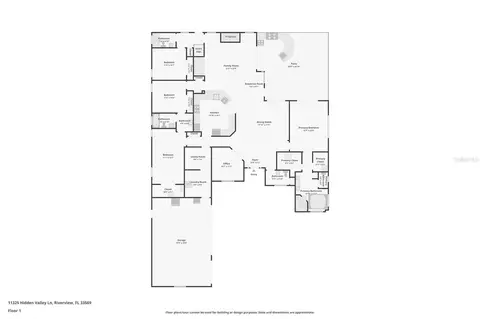 Floorplan - 11325 Hidden Valley Ln, Riverview, FL 33569 photo 2 of 2