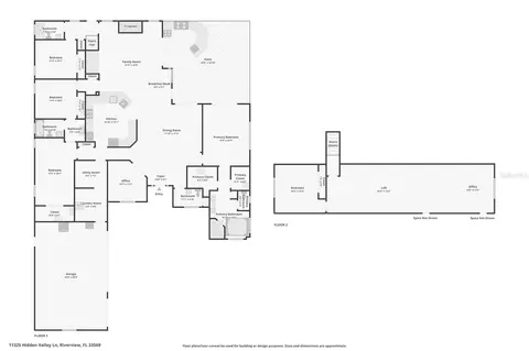 Floorplan - 11325 Hidden Valley Ln, Riverview, FL 33569 photo 1 of 2